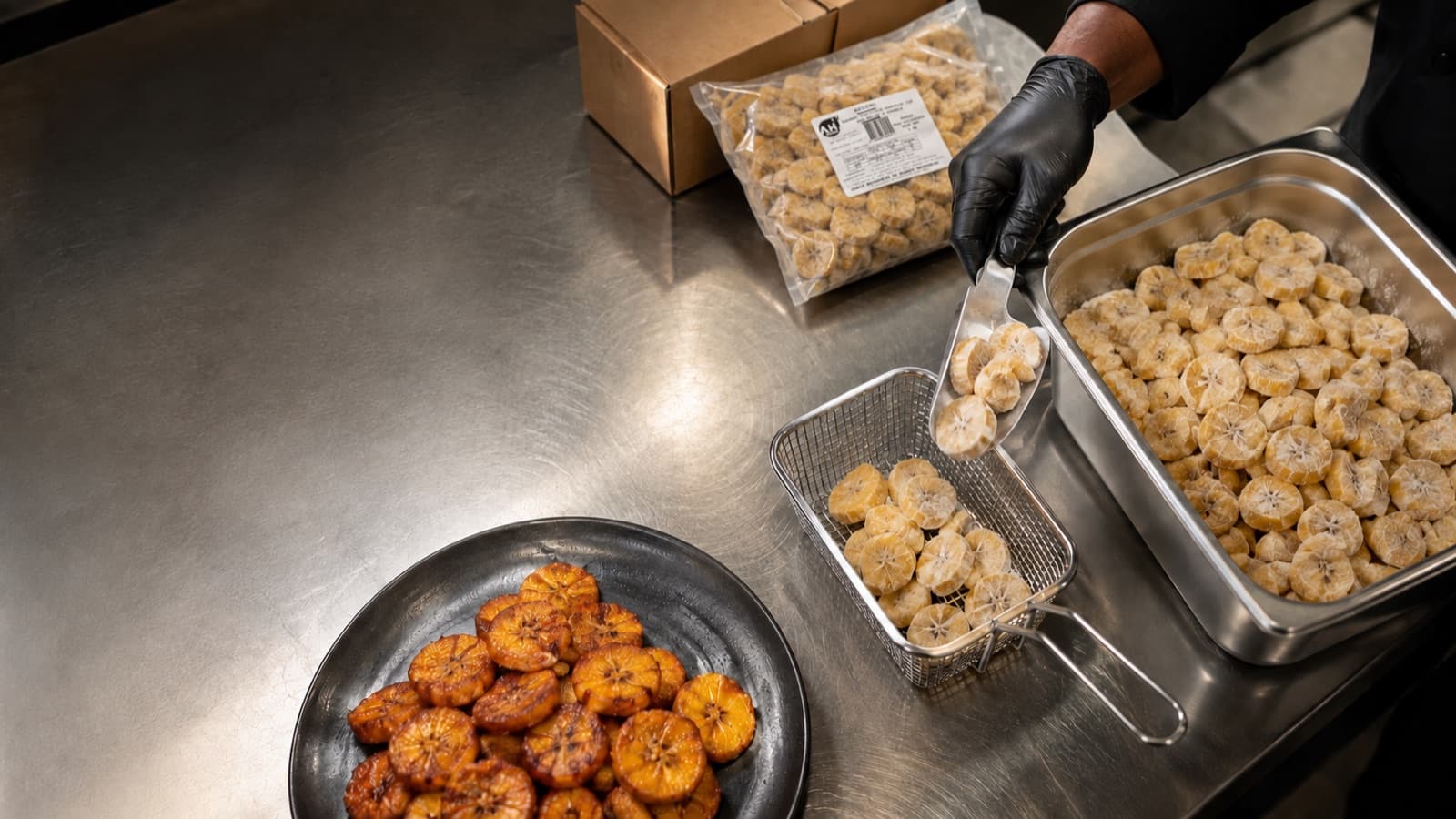 Alloco surgelé grossiste : banane plantain prête à frire pour la restauration — ANSEMO