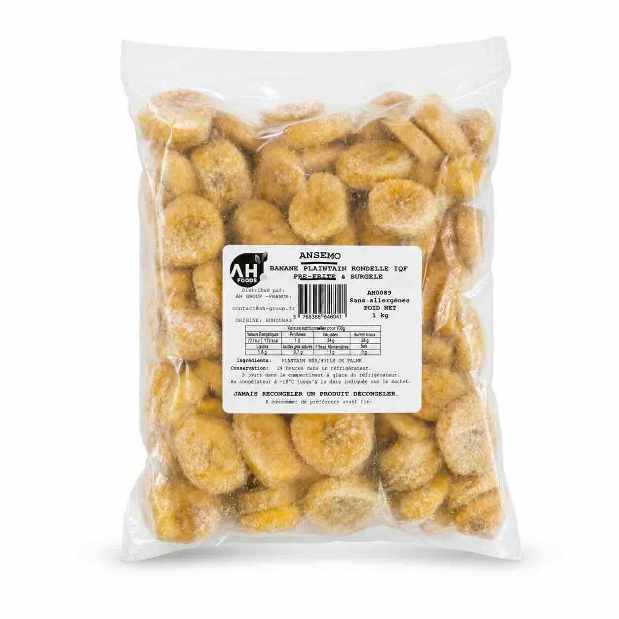 Plantain Rondelle IQF 1 kg