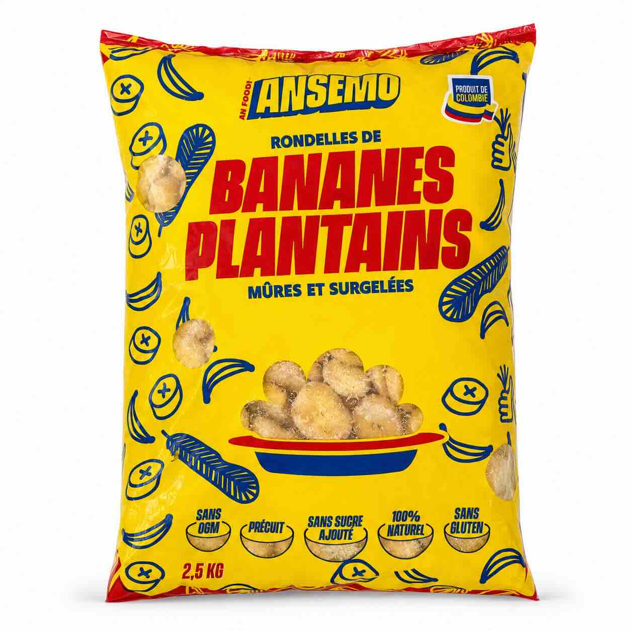 Plantain Rondelle IQF 2,5 kg