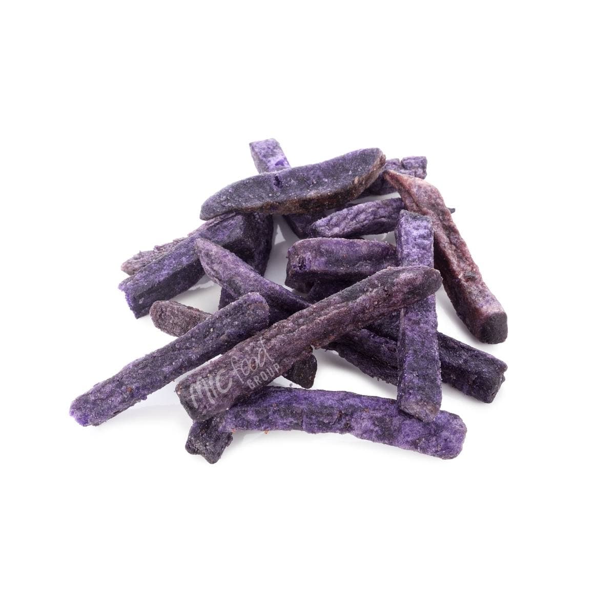 Frites de patate douce violette