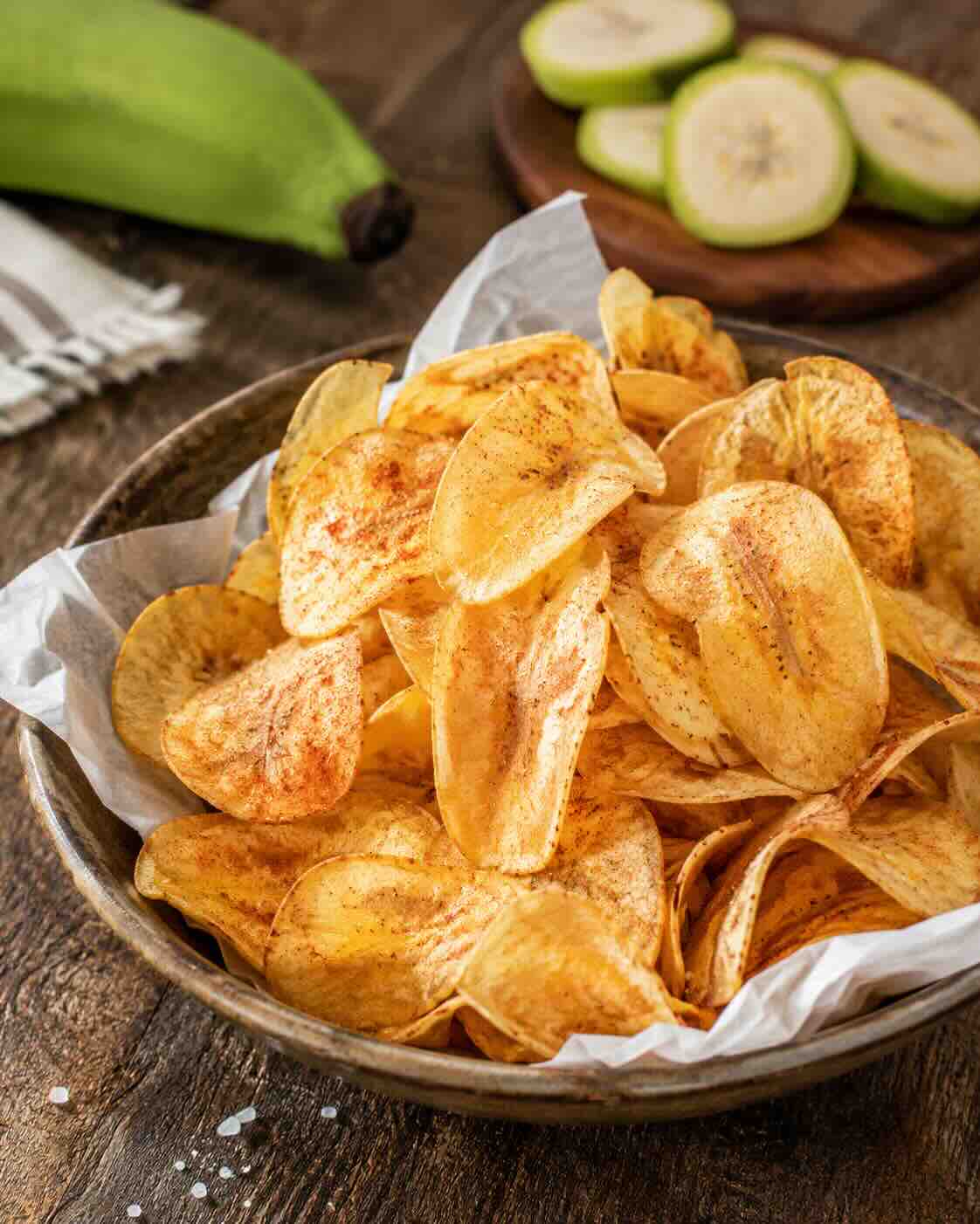Chips de banane plantain maison — recette ANSEMO