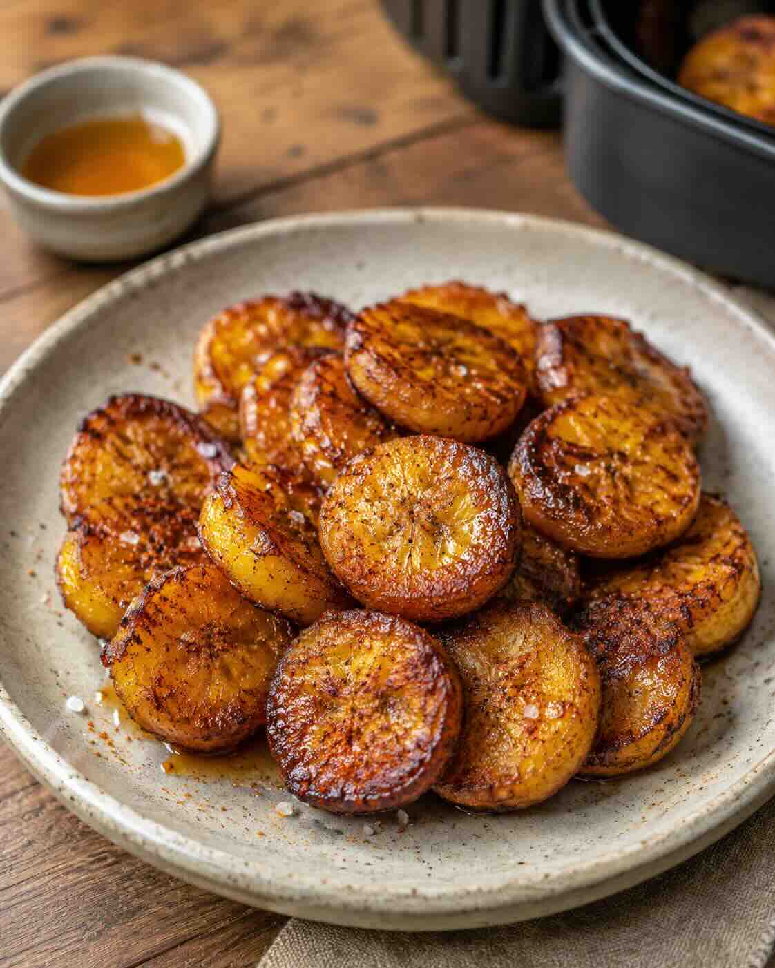 Banane plantain à l'air fryer — recette ANSEMO